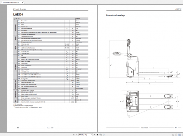 Toyota BT Levio LWI160 Repair Manual 7660234 040 3