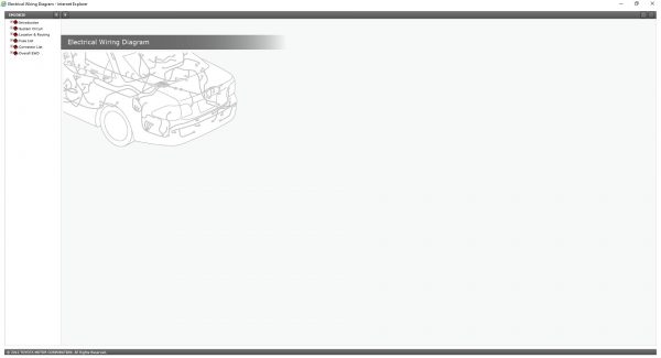 Toyota Lexus 2001 2018 214GB DVD Workshop Manuals EWD Engine Wiring Diagram 6
