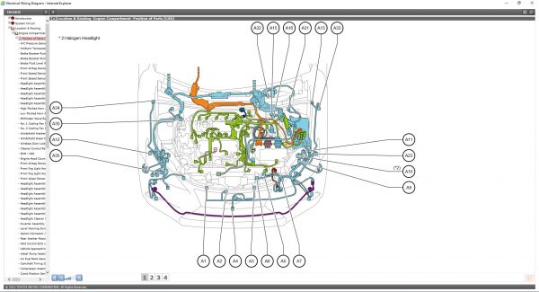 Toyota Lexus 2001 2018 214GB DVD Workshop Manuals EWD Engine Wiring Diagram 7