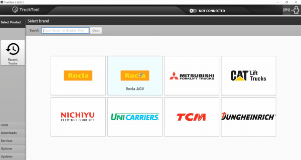 TruckTool 3.12.0.12 04.2022 Diagnostic Program for Mitsubishi Cat TCM UniCarriers Rocla 1 1