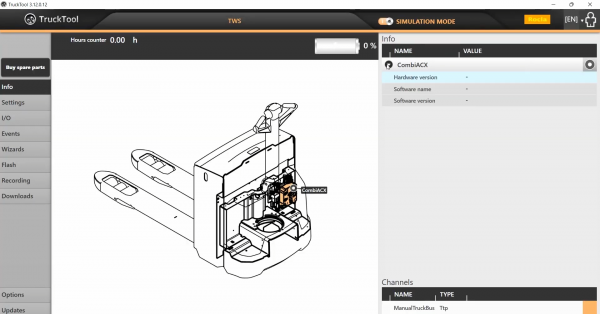 TruckTool 3.12.0.12 04.2022 Diagnostic Program for Mitsubishi Cat TCM UniCarriers Rocla 6