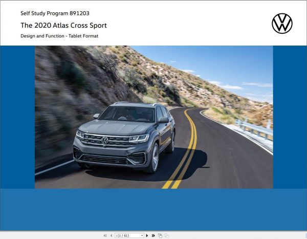 Volkswagen The 2020 Atlas Cross Sport Design and Function 1