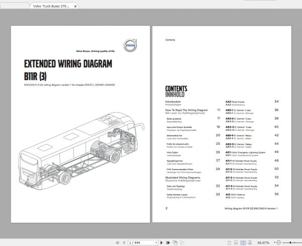 Volvo Truck Buses 979MB Full Collection Schematic Diagram PDF 1