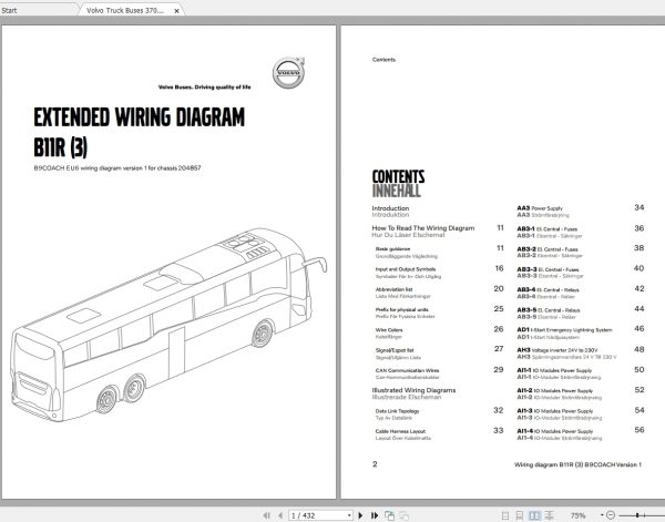 Volvo Truck Buses 979MB Full Collection Schematic Diagram PDF 3