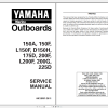 Yamaha Marine Outboards Collection Models PDF Service Manual Technical Information Spare Parts Catalog 4