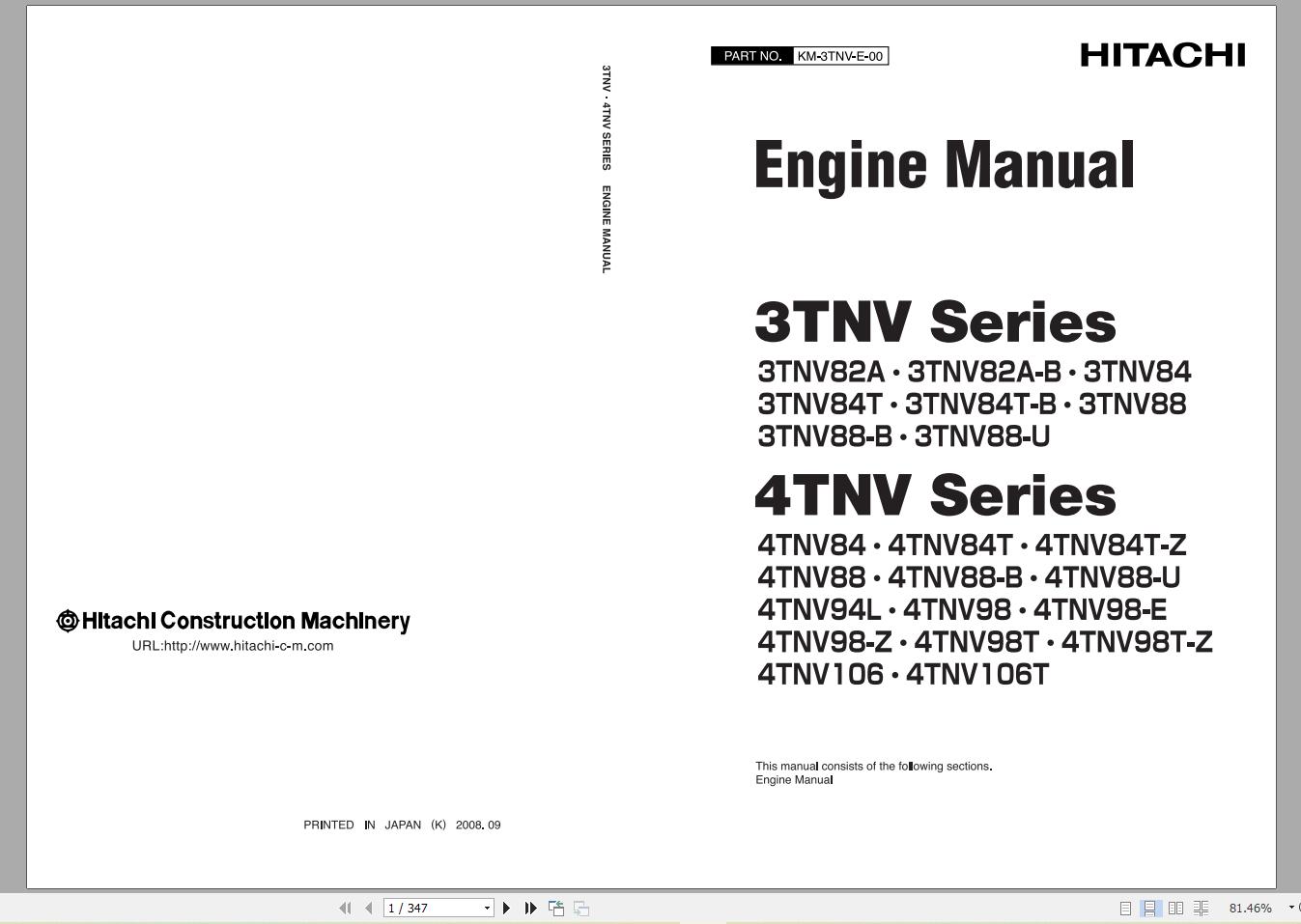 ZX40UR 2D ZX55UR 2D Parts Catalogue 4
