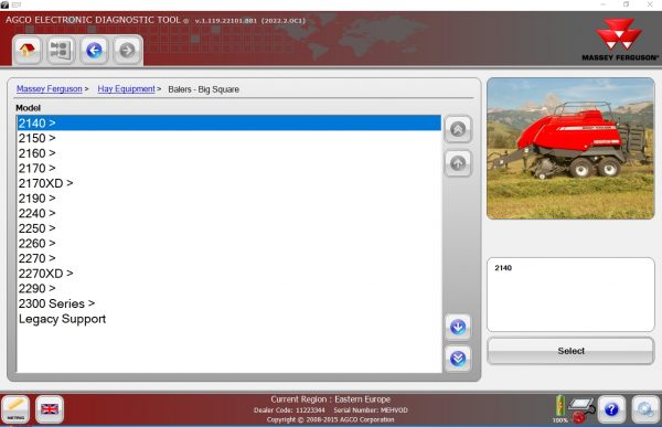 AGCO EDT Electronic Diagnostic Tool Updated 05.2022 Diagnostic Software DVD 2 1