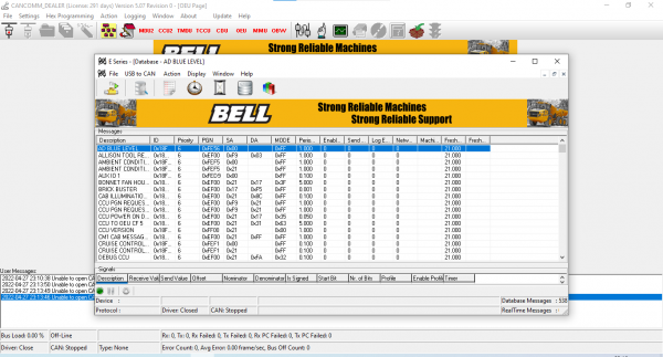 BELL CanComm Dealer v5.07 Diagnostic Software 1