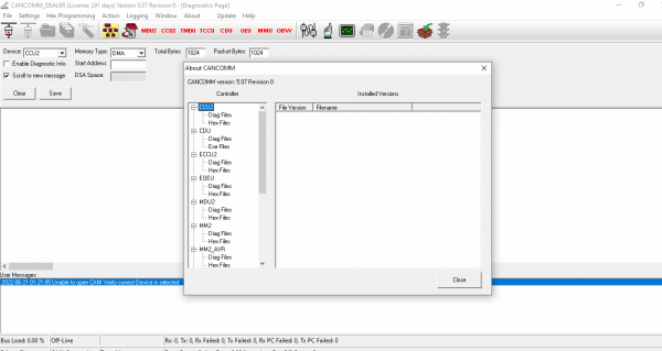BELL CanComm Dealer v5.07 Diagnostic Software 644afb9ff96715d5c
