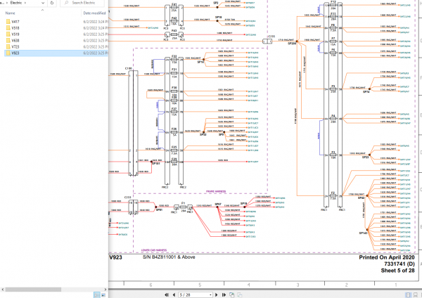 Bobcat Service Library 11.2021 Full Models Electrical Hydraulic Schematic 10