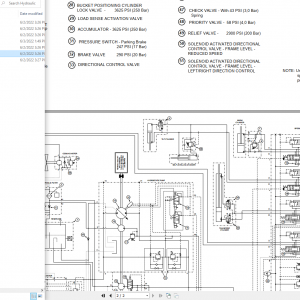 Bobcat Service Library 11.2021 Full Models Electrical Hydraulic Schematic 11