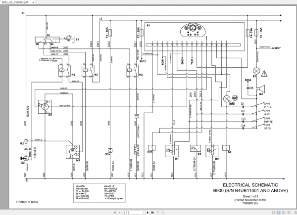 Bobcat Service Library 11.2021 Full Models Electrical Hydraulic Schematic 2
