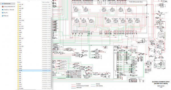 Bobcat Service Library 11.2021 Full Models Electrical Hydraulic Schematic 4
