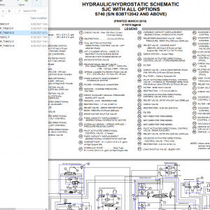 Bobcat Service Library 11.2021 Full Models Electrical Hydraulic Schematic 7