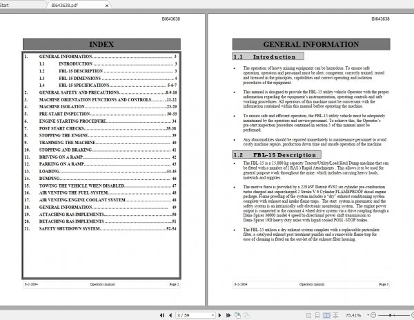 CAT Load Haul Dump 745MB Colection Operation Maintenance Manual PDF DVD 2