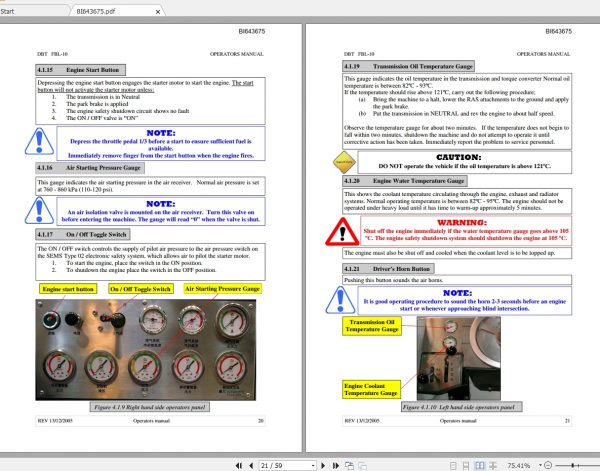 CAT Load Haul Dump 745MB Colection Operation Maintenance Manual PDF DVD 6