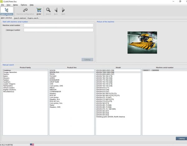 Claas Parts Doc 2.2 06.2022 Agricultural Updated 730 EPC Spare Parts Catalog DVD 1 1