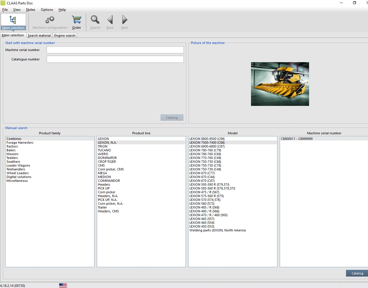 Claas Parts Doc 2.2 06.2022 Agricultural Updated 730 EPC Spare Parts Catalog DVD 1