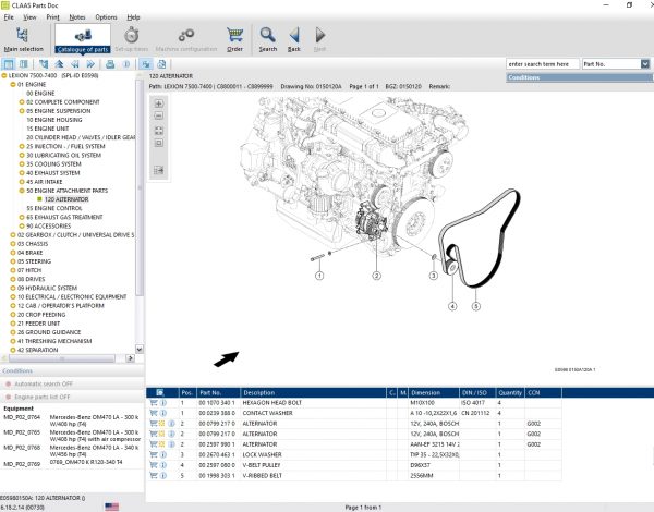 Claas Parts Doc 2.2 06.2022 Agricultural Updated 730 EPC Spare Parts Catalog DVD 3