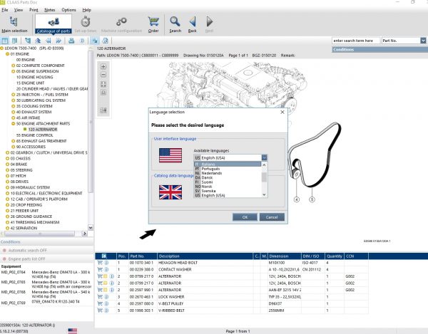 Claas Parts Doc 2.2 06.2022 Agricultural Updated 730 EPC Spare Parts Catalog DVD 5