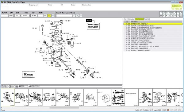 Clark ForkLift Parts Pro Plus EPC v527 06.2022 Spare Parts Catalog DVD 4