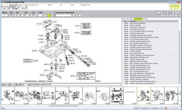 Clark ForkLift Parts Pro Plus EPC v527 06.2022 Spare Parts Catalog DVD 5 1