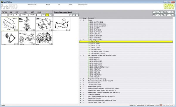 Clark ForkLift Parts Pro Plus EPC v527 06.2022 Spare Parts Catalog DVD 6 1