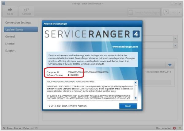 Eaton ServiceRanger 4.10 Engineering Active License 1