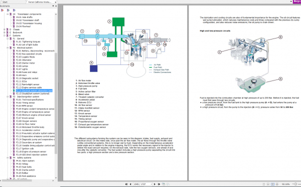 Ferrari California 2012 2014 Workshop Manual Owners Manual 5