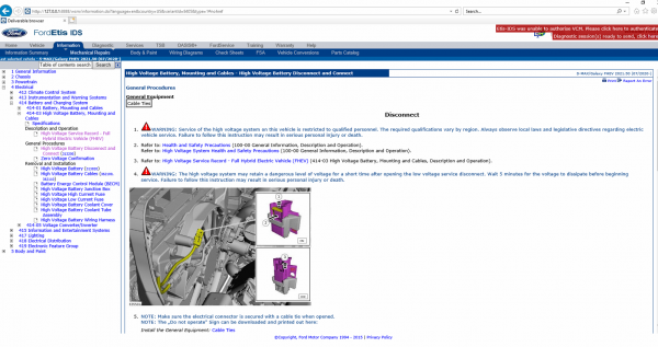 Ford ETIS IDS Offline 06.2022 Repair Manual 9