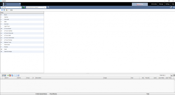 General GMIO Motors Asia Africa EPC 06.2022 Spare Parts Catalog 3