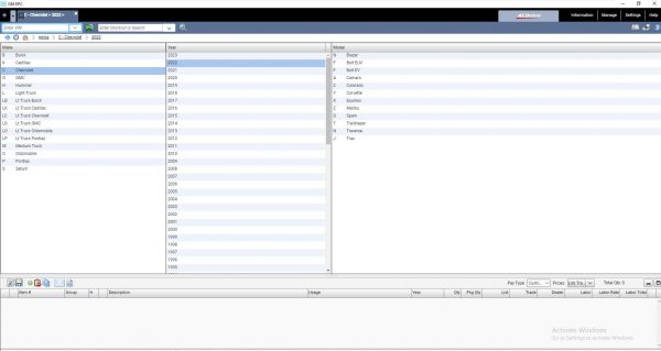 General Motors GMNA EPC 06.2022 Spare Parts Catalog VMWare Win7 64bit 2