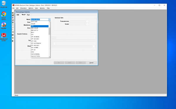 HONDA GENERAL EPC 05.2022 ELECTRONIC PARTS CATALOG DVD 3