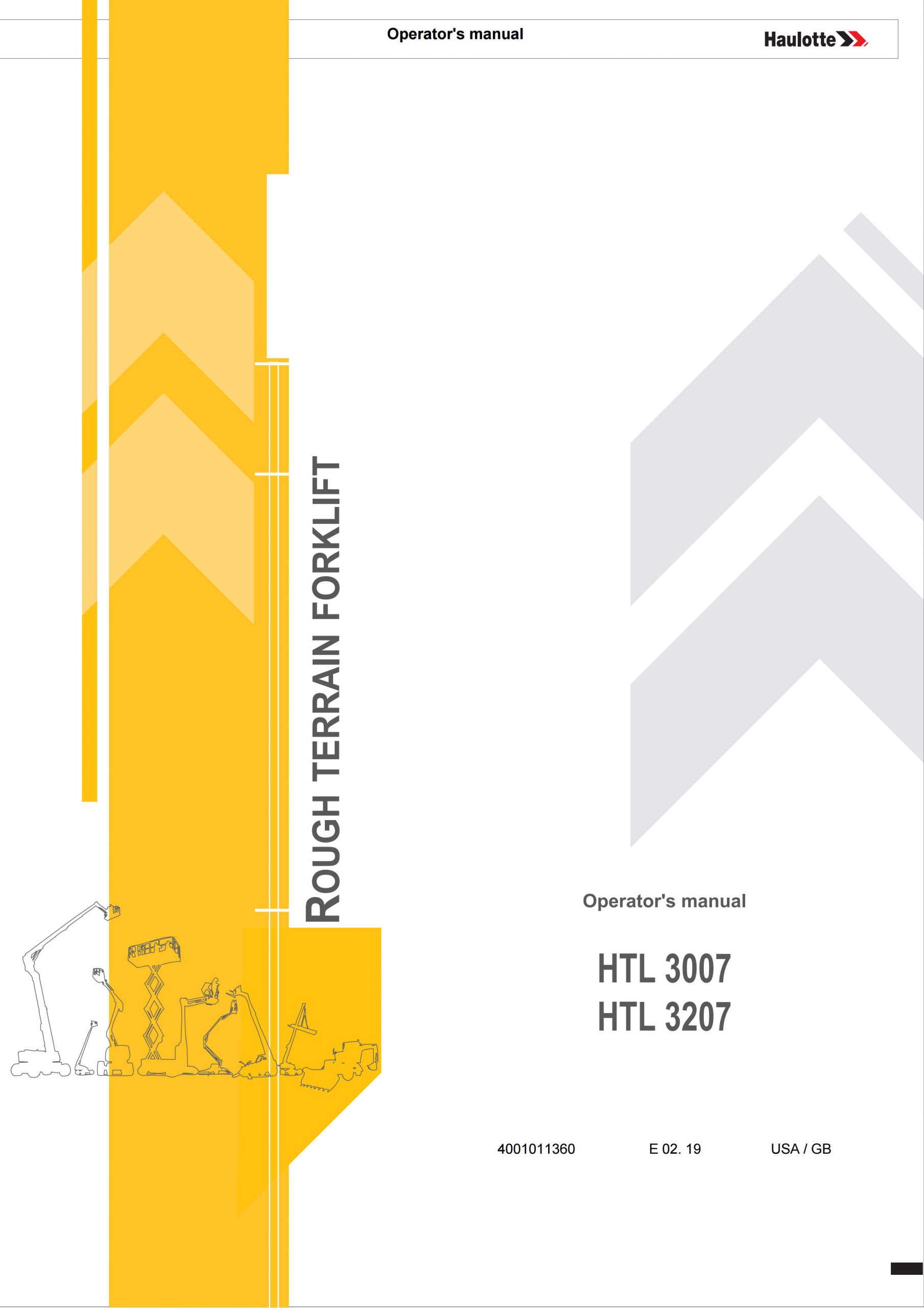 Haulotte Compact Telahandler HTL 3007 HTL 3207 Operators Manual 4001011360 02.2019 1 scaled