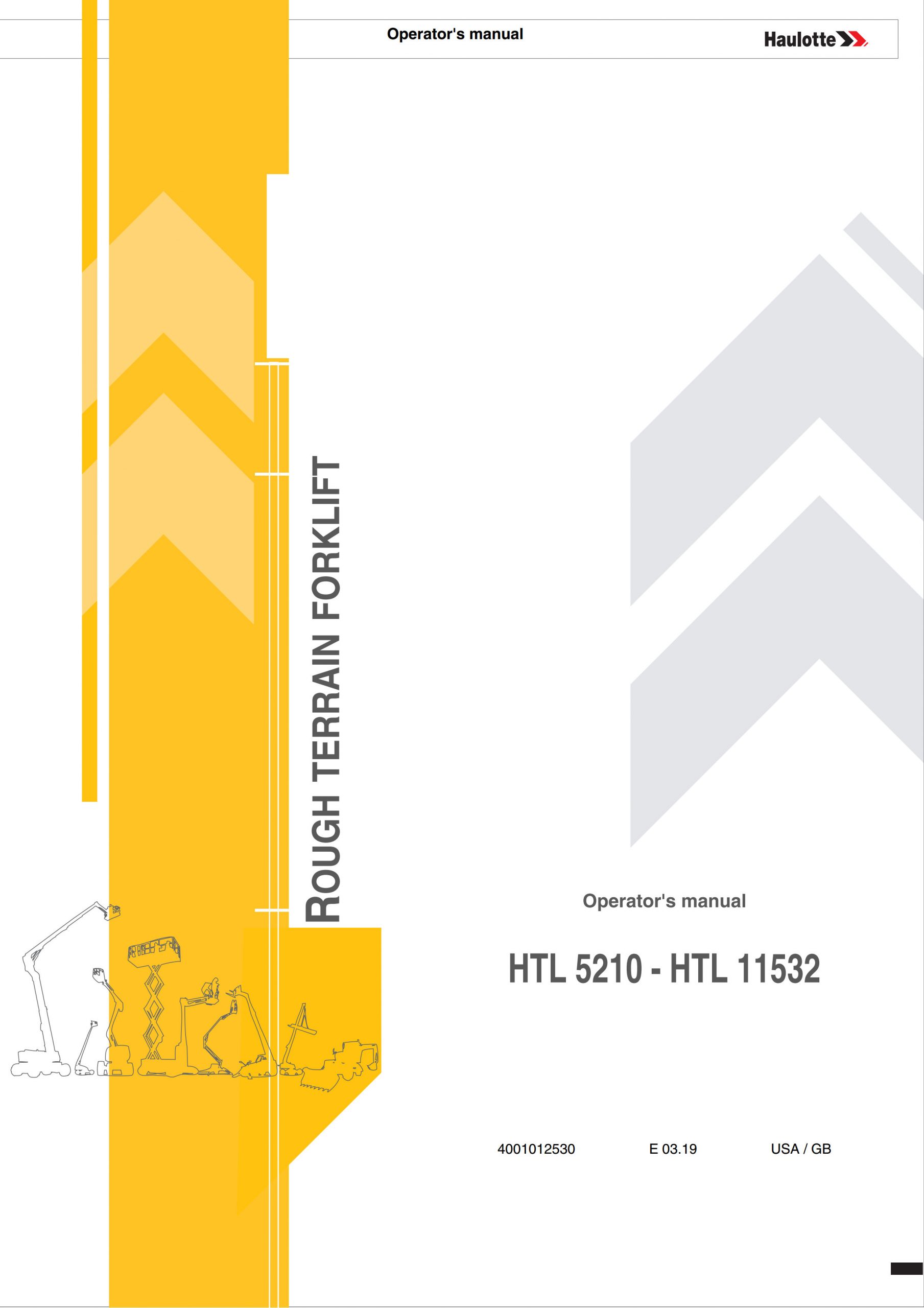 Haulotte Compact Telahandler HTL 5210 HTL 11532 Operators Manual 4001012530 03.2019 scaled