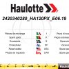 Haulotte Diesel Articulating Boom HA120 PX Spare Parts Catalog 2420340280 06.2019 EN FR scaled