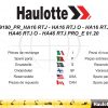 Haulotte Diesel Articulating Boom HA16 HA46 RTJ O PRO Spare Parts Catalog 4000509190 01.2020 EN FR scaled
