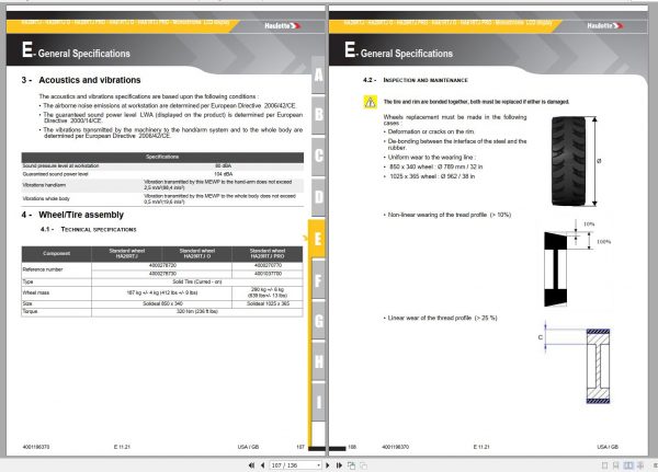 Haulotte Diesel Articulating Boom HA20 HA61 RTJ O PRO Operators Manual 4001196370 11.2021 1