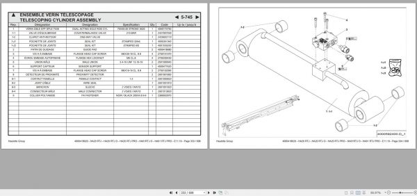 Haulotte Diesel Articulating Boom HA20 HA61 RTJ O PRO Spare Parts Catalog 4000418020 11.2019 EN FR 1