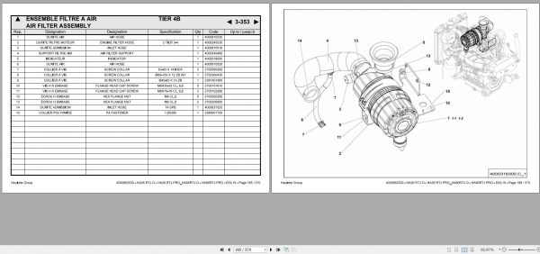 Haulotte Diesel Articulating Boom HA26 H80 RTJ O PRO Spare Parts Catalog 4000662530 05.2019 EN FR 1