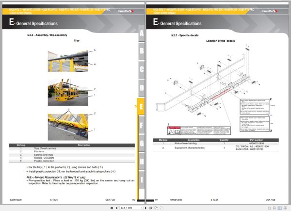 Haulotte Diesel Articulating Boom HA26 HA80 RTJ O PRO SW Operators Manual 4000813030 12.2021 1