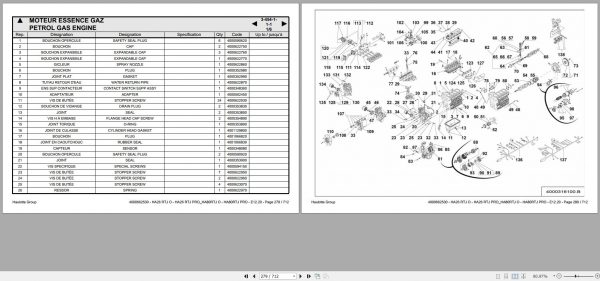 Haulotte Diesel Articulating Boom HA26 HA80 RTJ O PRO Spare Parts Catalog 4000662530 12.2020 EN FR 1