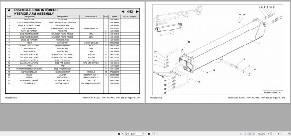 Haulotte Diesel Articulating Boom HA32 HA100 RTJ PRO Spare Parts Catalog 4000425320 05.2020 EN FR 1