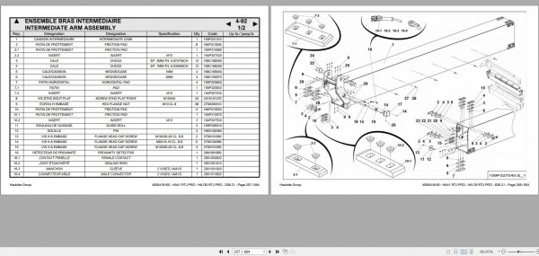 Haulotte Diesel Articulating Boom HA41 HA130 RTJ PRO Spare Parts Catalog 4000418160 06.2021 EN FR 1