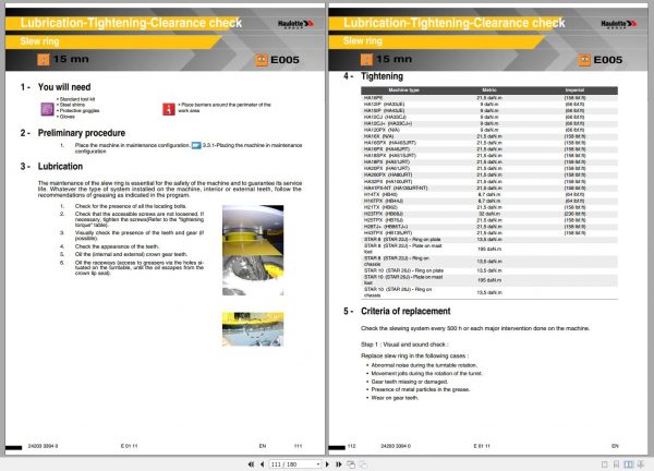 Haulotte Electric Articulated Lift HA12IP HA15IP HA16PE HA12CJ HA12CJ Maintenance Book 2420333940 01.2011 1