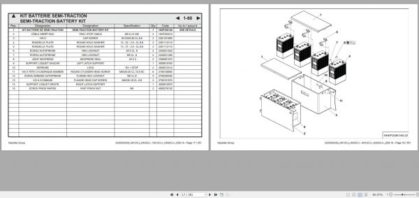 Haulotte Electric Articulating Boom HA12CJ HA32CJ HA12CJ HA32CJ Spare Parts Catalog 2420342420 09.2019 EN FR 1