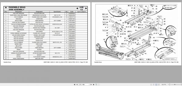 Haulotte Electric Articulating Boom HA20 HA61 LE PRO Spare Parts Catalog 4000713380 01.2021 EN FR 1