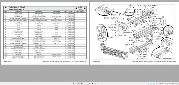 Haulotte Electric Articulating Boom HA20 HA61 LE PRO Spare Parts Catalog 4000713380 12.2019 1