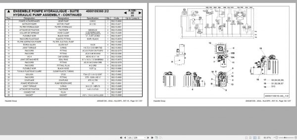 Haulotte Lightweight Self Propelled Boom 45XA HLA16 PX Spare Parts Catalog 4000481030 07.2018 EN FR 1