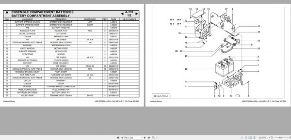 Haulotte Lightweight Self Propelled Boom 45XA HLA16 PX Spare Parts Catalog 4001070630 12.2019 EN FR 1